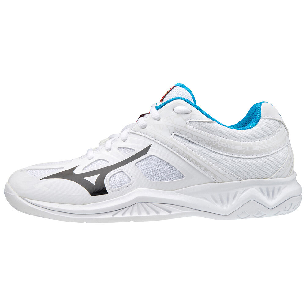 Panske Volejbalove Tenisky Mizuno Lightning Star Z5 Biele/Čierne/Modre Vypredaj JFLN09214